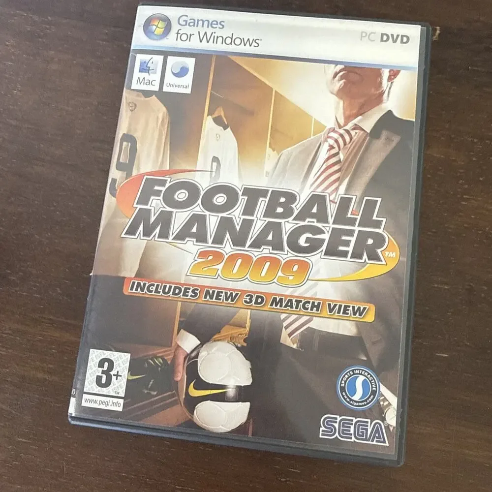 Football Manager PC Game Bundle Lot 2008 2009 2010 2011 CIB Soccer Mac PAL Sega